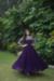 Picture of Enticing Georgette Purple Readymade Gown