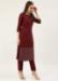 Picture of Classy Crepe Saddle Brown Readymade Salwar Kameez