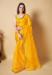Picture of Wonderful Organza Yellow Saree