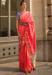 Picture of Beautiful Silk Crimson Saree