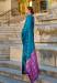 Picture of Good Looking Silk Teal Saree