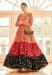 Picture of Fascinating Georgette Burly Wood Party Wear Gown