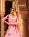 Picture of Admirable Cotton Light Pink Party Wear Gown