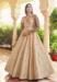 Picture of Classy Cotton Tan Party Wear Gown