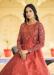 Picture of Superb Cotton Indian Red Party Wear Gown