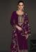 Picture of Radiant Georgette Purple Straight Cut Salwar Kameez