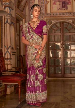 Picture of Admirable Silk Rosy Brown Saree