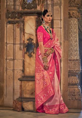 Picture of Magnificent Silk Pink Saree