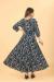 Picture of Splendid Georgette Navy Blue Readymade Gown