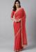 Picture of Excellent Georgette Indian Red Saree