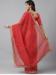 Picture of Excellent Georgette Indian Red Saree