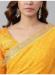 Picture of Excellent Georgette Yellow Saree