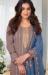 Picture of Magnificent Georgette Grey Straight Cut Salwar Kameez