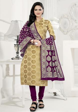Picture of Lovely Silk Burly Wood Straight Cut Salwar Kameez