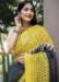 Picture of Magnificent Linen Yellow Saree