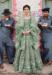 Picture of Charming Net Dark Sea Green Party Wear Gown