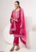 Picture of Classy Rayon Deep Pink Straight Cut Salwar Kameez