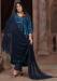 Picture of Magnificent Rayon Midnight Blue Readymade Salwar Kameez