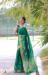Picture of Enticing Linen & Silk Forest Green Saree