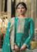 Picture of Comely Silk Sea Green Straight Cut Salwar Kameez