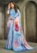 Picture of Admirable Crepe Light Steel Blue Saree