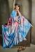 Picture of Admirable Crepe Light Steel Blue Saree