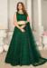 Picture of Charming Crepe & Net Forest Green Lehenga Choli