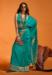 Picture of Delightful Silk Medium Turquoise Saree