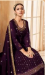 Picture of Gorgeous Georgette Purple Straight Cut Salwar Kameez