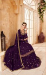 Picture of Gorgeous Georgette Purple Straight Cut Salwar Kameez