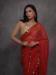 Picture of Fascinating Georgette Maroon Saree