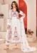Picture of Graceful Georgette White Readymade Salwar Kameez