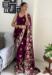 Picture of Sublime Georgette Maroon Saree