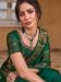 Picture of Excellent Silk Forest Green Saree