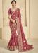 Picture of Stunning Silk Indian Red Saree