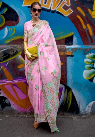 Picture of Wonderful Silk Light Coral Saree