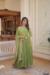 Picture of Statuesque Georgette Dark Khaki Readymade Gown