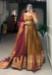 Picture of Beauteous Cotton Saddle Brown Readymade Gown