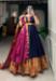 Picture of Statuesque Cotton Midnight Blue Readymade Gown