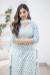 Picture of Shapely Cotton Sky Blue Readymade Salwar Kameez