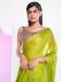 Picture of Sublime Georgette Yellow Green Saree