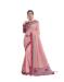 Picture of Statuesque Georgette & Silk Pink Saree