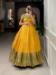 Picture of Enticing Cotton Dark Golden Rod Readymade Gown