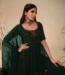 Picture of Delightful Georgette Dark Green Readymade Salwar Kameez