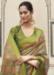 Picture of Exquisite Silk Dark Khaki Saree