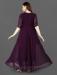 Picture of Sublime Georgette Dark Magenta Readymade Gown
