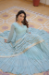 Picture of Admirable Georgette Sky Blue Readymade Gown