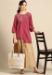 Picture of Resplendent Rayon Light Coral Kurtis & Tunic
