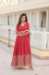 Picture of Bewitching Georgette Indian Red Readymade Gown