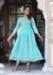 Picture of Magnificent Georgette Sky Blue Readymade Salwar Kameez